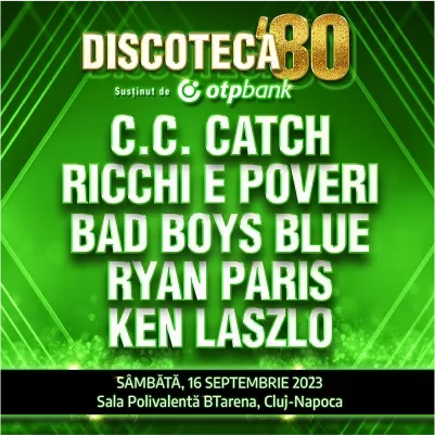 DISCOTECA ‘80 CLUJ 2023